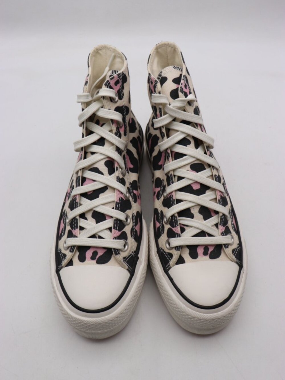 Converse Chuck Taylor All Star Lift High Women's 8.5 Platform Sneaker Leopard - Picture 2 of 9